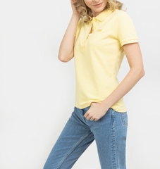 Áo Polo Lacoste Nữ Dáng Ôm Slim Fit PF5462-00-6XP Màu Vàng
