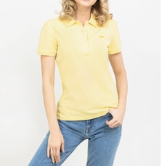 Áo Polo Lacoste Nữ Dáng Ôm Slim Fit PF5462-00-6XP Màu Vàng