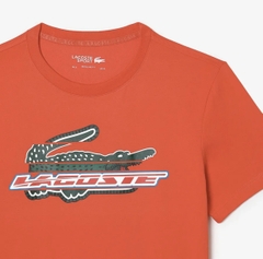 Áo Thun Lacoste Nam Dáng Regular TH5156-00-02K Màu Cam