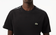 Áo Thun Lacoste Nam Viền Vai Dáng Regular TH7404-00-031 Màu Đen