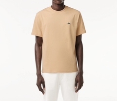 Áo Thun Lacoste Nam Dáng Classic Cổ Điển TH7318-00-IXQ Màu Be