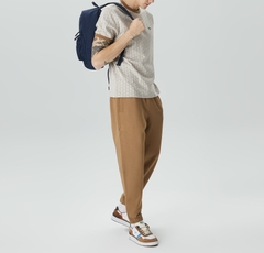 Áo Thun Lacoste Nam Monogram Dáng Regular TH1437-00-QI3 Màu Nâu