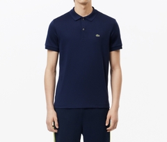 Áo Polo Lacoste Nam Cotton Vải Mịn Dáng Regular DH2050-00-166 Màu Xanh Navy
