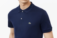 Áo Polo Lacoste Nam Cotton Vải Mịn Dáng Regular DH2050-00-166 Màu Xanh Navy