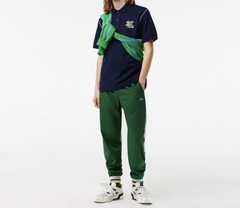 Áo Polo Lacoste Nam Roland Garros Dáng Rộng PH6767-00-166 Màu Xanh Navy