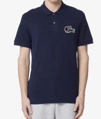 Áo Polo Lacoste Nam Made In France Dáng Regular PH1369-00-166 Màu Xanh Navy