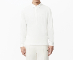 Áo Polo Lacoste Nam Dòng Paris Dài Tay Dáng Regular PH2481-00-001 Trắng