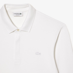 Áo Polo Lacoste Nam Dòng Paris Dài Tay Dáng Regular PH2481-00-001 Trắng