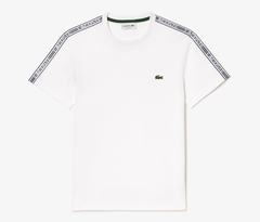 Áo Thun Lacoste Nam Viền Vai Dáng Regular TH5071-00-001 Màu Trắng