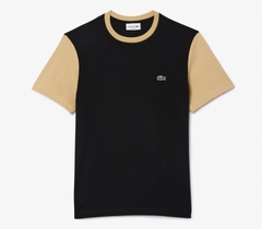 Áo Thun Lacoste Nam Dáng Regular TH1298-00-IRA Màu Đen Phối Be