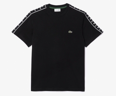 Áo Thun Lacoste Nam Viền Vai Dáng Regular TH7404-00-031 Màu Đen