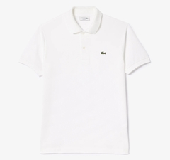 Áo Polo Lacoste Nam Trơn Dáng Classic Cổ Điển L1212-00-001 Màu Trắng