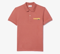 Áo Polo Lacoste Nam Washed Effect Dáng Regular PH7426-00-ZV9 Màu Hồng