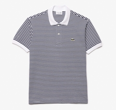 Áo Polo Lacoste Nam Phối Sọc Dáng Classic Cổ Điển PH9753-00-522 Màu Xanh Navy