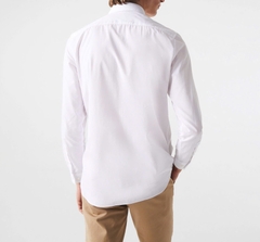 Áo Sơ Mi Lacoste Nam Dài Tay Poplin Dáng Slim Fit CH2668-00-001 Màu Trắng
