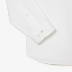 Áo Sơ Mi Lacoste Nam Dài Tay Pinpoint Dáng Slim Fit CH1843-00-001 Màu Trắng