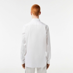 Áo Sơ Mi Lacoste Nam Dài Tay Pinpoint Dáng Slim Fit CH1843-00-001 Màu Trắng