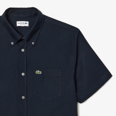 Áo Sơ Mi Lacoste Nam Oxford Dáng Regular CH1917-00-F2W Màu Xanh Đen