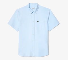 Áo Sơ Mi Lacoste Nam Oxford Dáng Regular CH1917-00-F6Z Màu Xanh