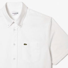 Áo Sơ Mi Lacoste Nam Oxford Dáng Regular CH1917-00-001 Màu Trắng