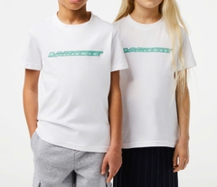 Áo Thun Lacoste Trẻ Em TJ5302-00-001 Màu Trắng