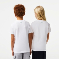 Áo Thun Lacoste Trẻ Em TJ5302-00-001 Màu Trắng