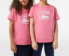 Áo Thun Lacoste Trẻ Em TJ9732-00-2R3 Màu Hồng
