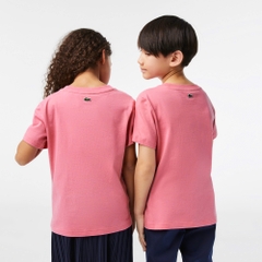 Áo Thun Lacoste Trẻ Em TJ9732-00-2R3 Màu Hồng