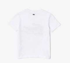 Áo Thun Lacoste Trẻ Em TJ5335-00-001 Màu Trắng