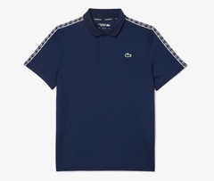 Áo Polo Tennis Thể Thao Lacoste Nam Sọc Vai DH2557-00-031 Màu Xanh Navy