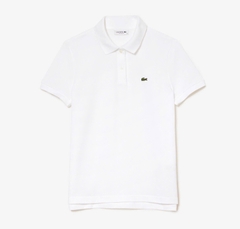 Áo Polo Lacoste Nữ Dáng Suôn Regular Fit PF7839-00-001 Màu Trắng