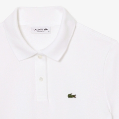 Áo Polo Lacoste Nữ Dáng Suôn Regular Fit PF7839-00-001 Màu Trắng