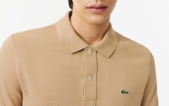 Áo Polo Lacoste Nam Dáng Slim Fit PH4012-00-02S Màu Be