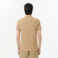 Áo Polo Lacoste Nam Dáng Slim Fit PH4012-00-02S Màu Be