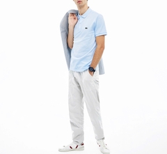 Áo Polo Lacoste Nam Dáng Slim Fit PH4012-00-T01 Màu Xanh Da Trời