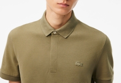 Áo Polo Lacoste Nam Paris Dáng Regular PH5522-00-BMY Màu Xanh Khaki