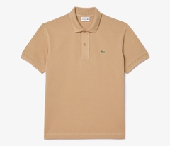 Áo Polo Lacoste Nam Phối Viền Dáng Classic Cổ Điển PH5981-00-02S Màu Be