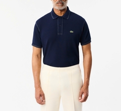 Áo Polo Lacoste Nam Phối Viền Dáng Classic Cổ Điển PH5981-00-166 Màu Xanh Navy