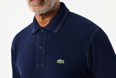 Áo Polo Lacoste Nam Phối Viền Dáng Classic Cổ Điển PH5981-00-166 Màu Xanh Navy