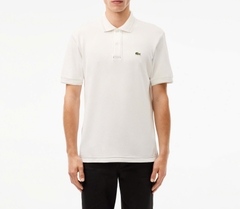 Áo Polo Lacoste Nam Phối Viền Dáng Classic Cổ Điển PH5981-00-70V Màu Trắng Kem
