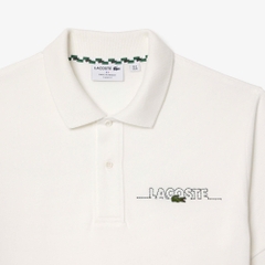 Áo Polo Lacoste Nam Made in France Dáng Classic Cổ Điển PH6006-00-70V Màu Trắng Kem