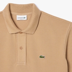 Áo Polo Lacoste Nam Phối Viền Dáng Classic Cổ Điển PH5981-00-02S Màu Be