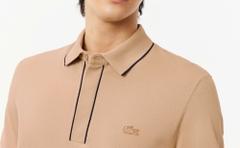 Áo Polo Lacoste Nam Viền Cổ Dáng Regular PH8184-00-02S Màu Vàng Be