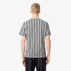Áo Thun Lacoste Nam Họa Tiết Monogram Dáng Regular TH2831-00-80P Màu Xám