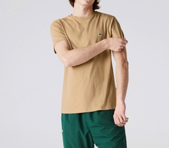 Áo Thun Lacoste Nam Dáng Regular Pima Cotton TH6709-00-02S Màu Be