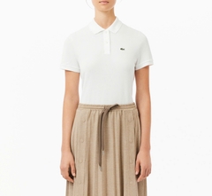 Áo Polo Lacoste Nữ Dáng Suôn Regular Fit PF7839-00-001 Màu Trắng