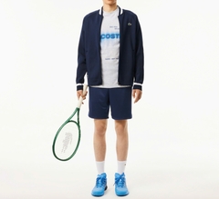 Quần Short Thể Thao Lacoste Nam Daniil Medvedev (Tennis, Pickleball, Cầu Lông,..) GH3150-00-525 Màu Xanh Navy
