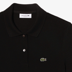 Áo Polo Lacoste Nữ Dáng Suôn Regular Fit PF7839-00-031 Màu Đen