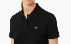 Áo Polo Lacoste Nữ Dáng Suôn Regular Fit PF7839-00-031 Màu Đen