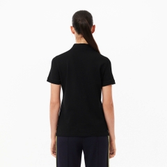 Áo Polo Lacoste Nữ Dáng Suôn Regular Fit PF7839-00-031 Màu Đen